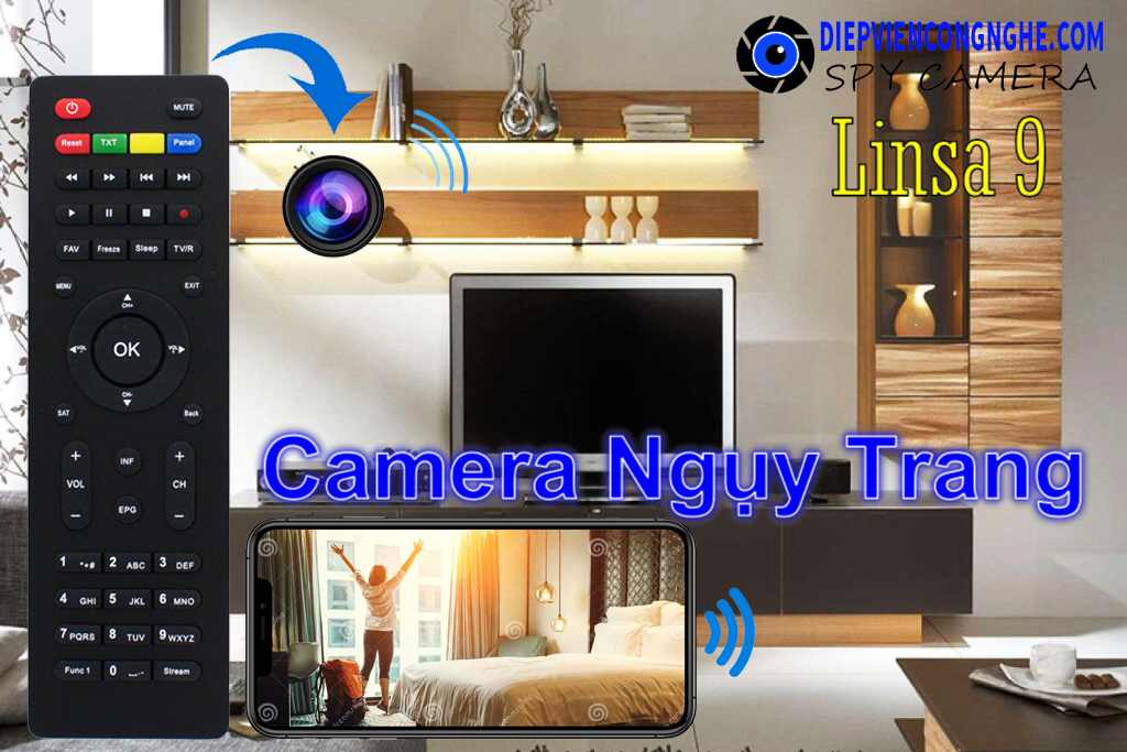 Camera Ngụy Trang Điều Khiển Từ Xa Linsa 9 Chính Hãng