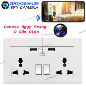 Ổ Điện Âm Tường Ngụy Trang Camera Siêu Nhỏ ODM46 Wifi