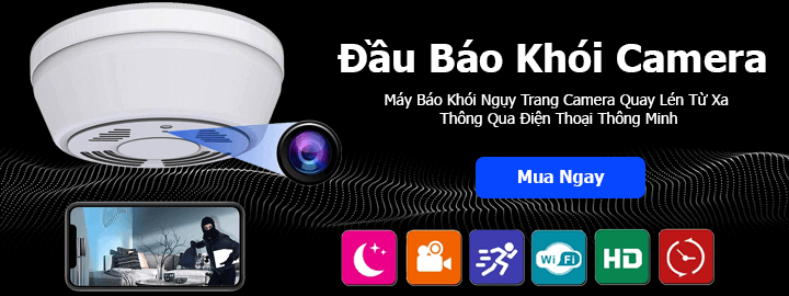 Đầu Báo Khói Camera