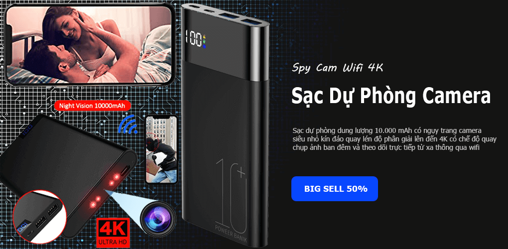 Sạc Dự Phòng Camera