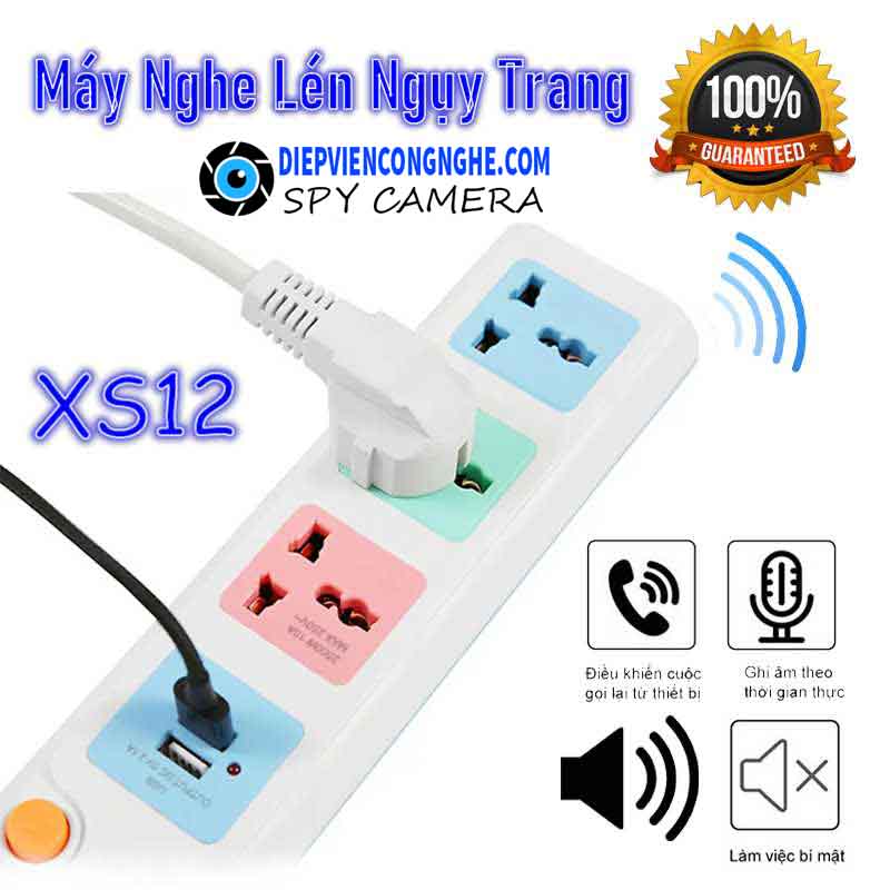 Máy Nghe Lén Ngụy Trang Ổ Điện XS12 Bán Ở Đâu Giá Rẻ