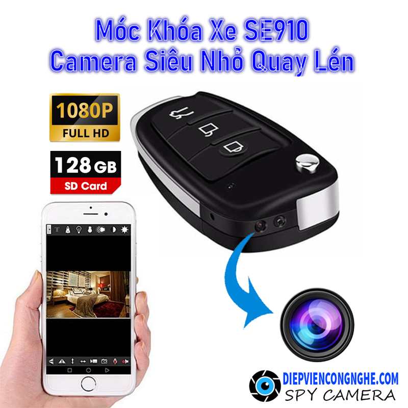 Camera Ngụy Trang Móc Khóa Xe SE910 Quay Lén Có Ưu Điểm Gì 