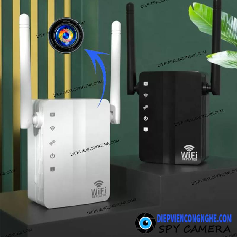Nơi Bán Camera Quay Lén Từ Xa Bộ Phát Wifi Không Dây REP220 Siêu Bí Mật