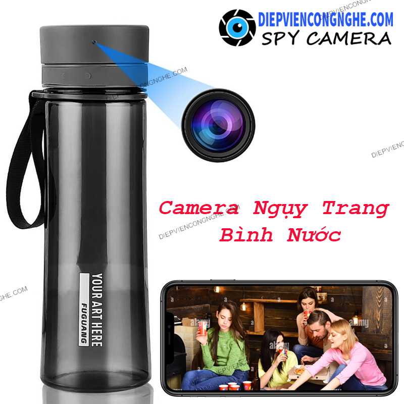Camera Ngụy Trang Bình Nước WAT935 Có Kết Nối WIFI Camera Ngụy Trang Bình Nước WAT935 Có Kết Nối WIFI Quay Lén Siêu Nét Từ Xa