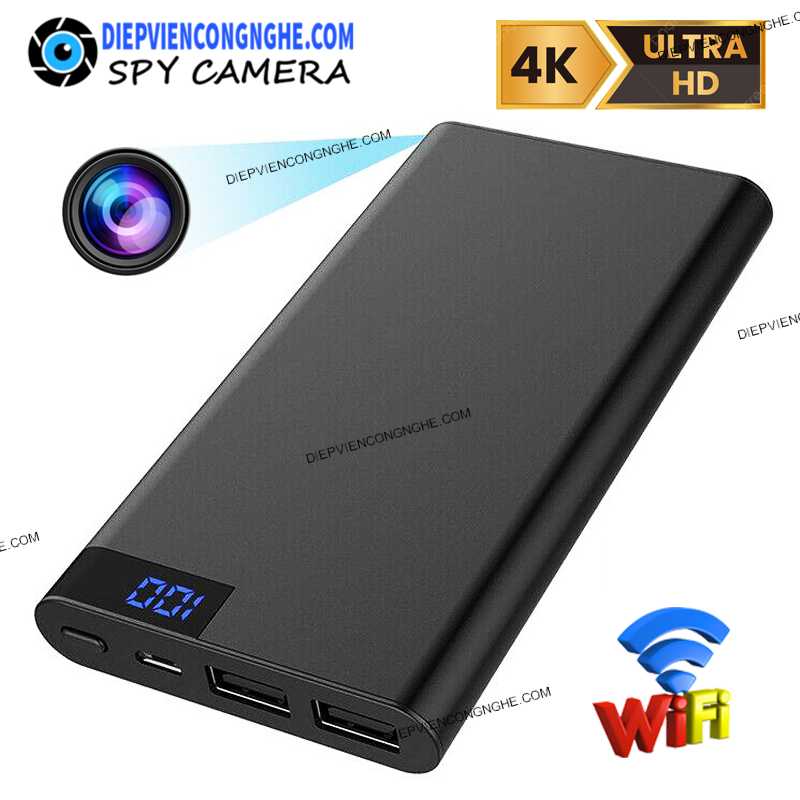 Sạc Dự Phòng Camera Ngụy Trang SA25 10.000Mah Sạc Dự Phòng Camera Ngụy Trang SA25 10.000Mah có dung lượng cao và kèm chíp quay lén siêu nhỏ