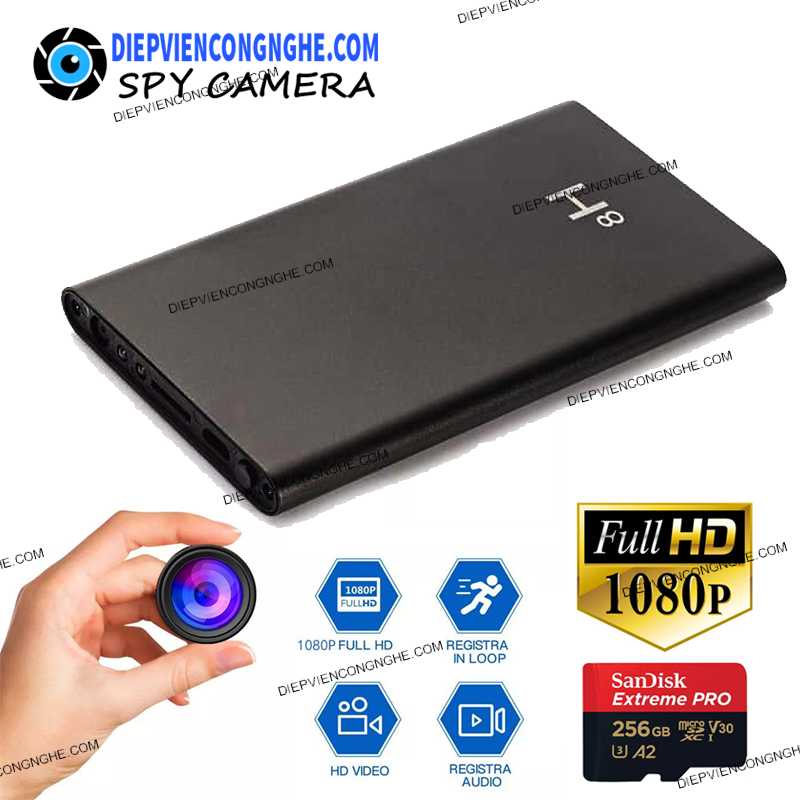 Sạc Dự Phòng Camera Quay Lén H8 quay lén siêu trâu và sắt nét