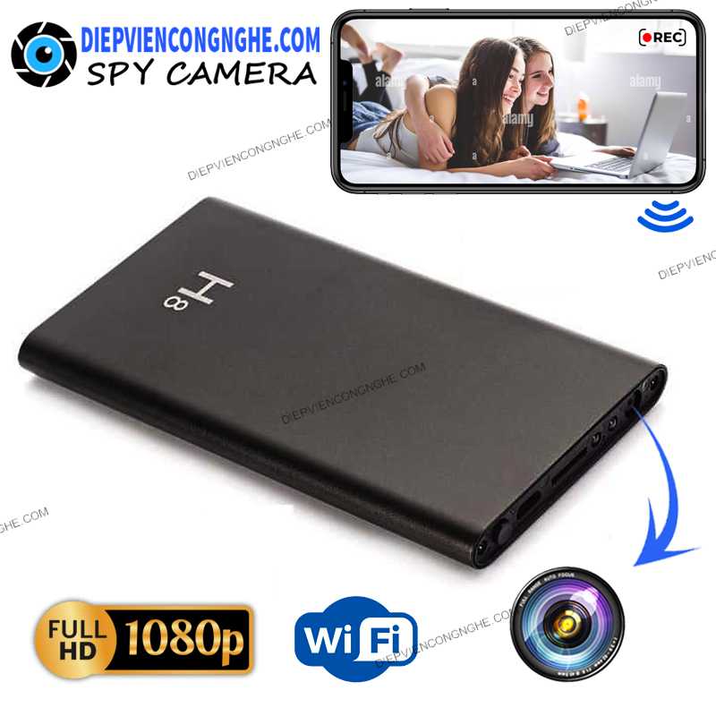 Sạc Dự Phòng Quay Lén H8 Wifi 5.000 Mah giá rẻ nhất