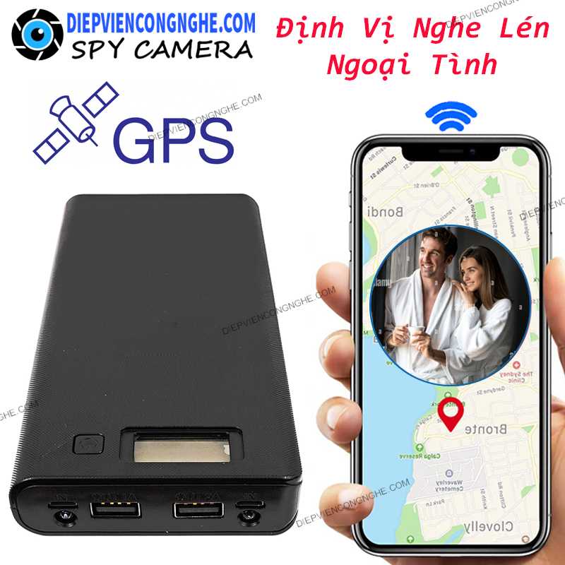 Định Vị GPS Nghe Lén Từ Xa Sạc Dự Phòng SAG250 20.000Mah Định Vị GPS Nghe Lén Từ Xa Sạc Dự Phòng SAG250 20.000Mah có thể giám sát người yêu, vợ chồng ngoại tình từ xa