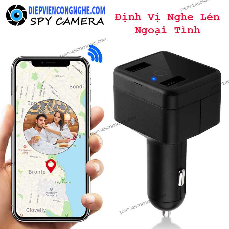 Tẩu Sạc Ô Tô Định Vị Nghe Lén Ngụy Trang SAS20 giá rẻ nhất thị trường