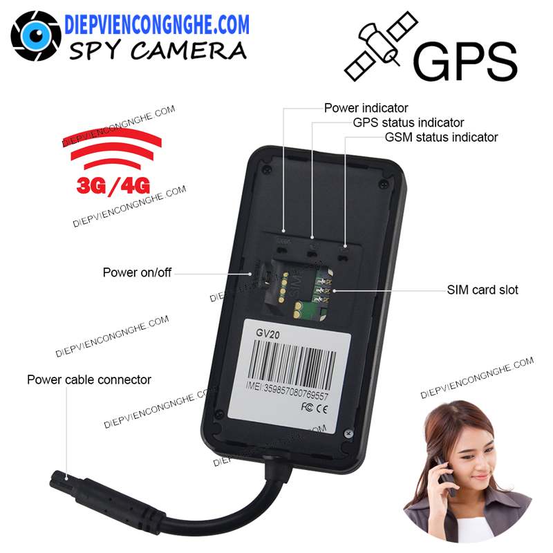 GPS Định Vị Xe Máy Ô Tô Siêu Chính Xác AX89S giá rẻ và chính hãng
