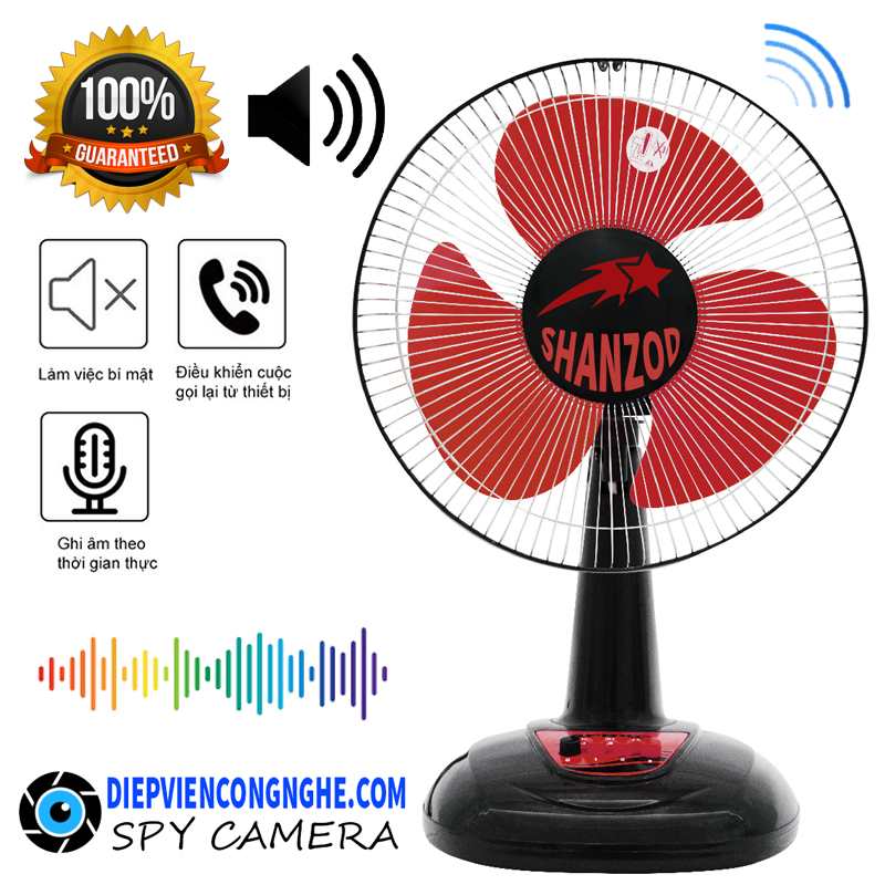 Máy Nghe Lén Ngụy Trang Quạt Gió ShanZod X9 Máy Nghe Lén Ngụy Trang Quạt Gió ShanZod X9